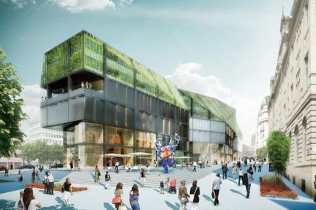 Projet pour le Royal-Hamilius. (Photo: Dagli Atelier d’architecture)