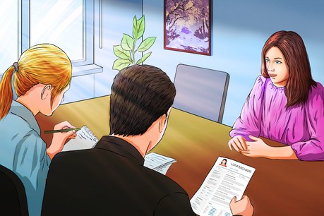 Pascal Meier affirme que: «L’employeur apprécie l’honnêteté, quel que soit le niveau de formation. Je conseille d’être sincère, car l’enjeu est important.» (Illustration: Hadi Saadaldeen)