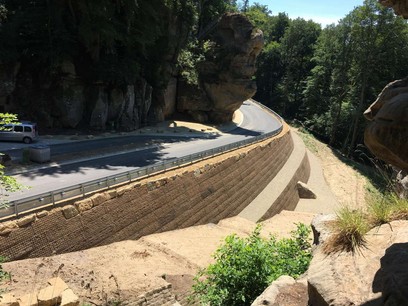 Le CR364 a été totalement remis en état et est à nouveau accessible. (Photo: Ponts et chaussées)