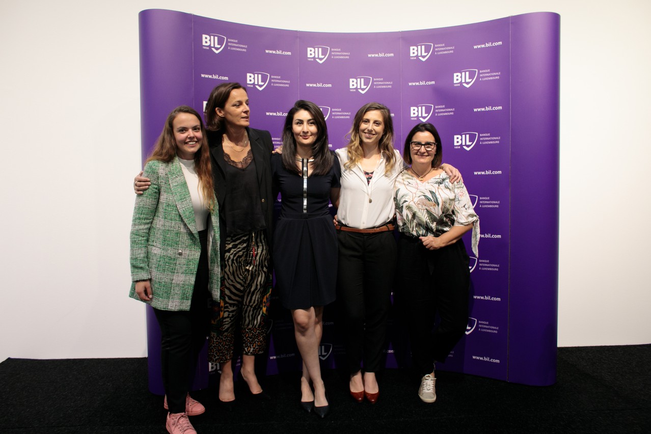 Ilana Devillers (Food4All), Stéphanie Jauquet (Cocottes), Aida Nazarikhorram (LuxAI) , Elfy Pins (Supermiro) et Karine Vallière (Jumpbox). (Photo: Matic Zorman)