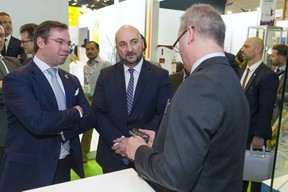 Tout comme au salon de l’auto, le salon Arab Health est l’occasion de mettre en avant des technologies nouvelles et des prototypes. ((Photo: SIP))