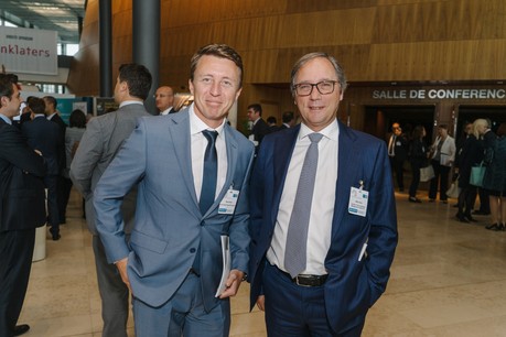 À gauche, Steve Bernat founding partner chez One Group Solutions. (Photo: Archives Paperjam)