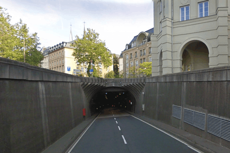 Une voie du tunnel du Saint-Esprit restera ouverte à la circulation, samedi et dimanche, entre 10h et 20h. (Photo: Capture d’écran / Google Maps)
