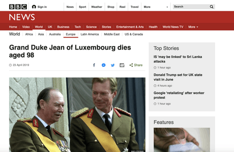 Plusieurs médias à l’international ont relayé la nouvelle mardi, dont la BBC. (Photo: capture d'écran/BBC)