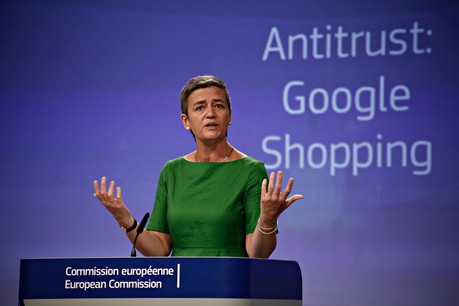 Ajouter le digital à la concurrence, le pire scénario pour les géants américains des technologies. Un signal fort qu’Ursula von der Leyen envoie à tous les acteurs de la planète en renforçant le pouvoir de Margrethe Vestager. (Photo: Shutterstock)
